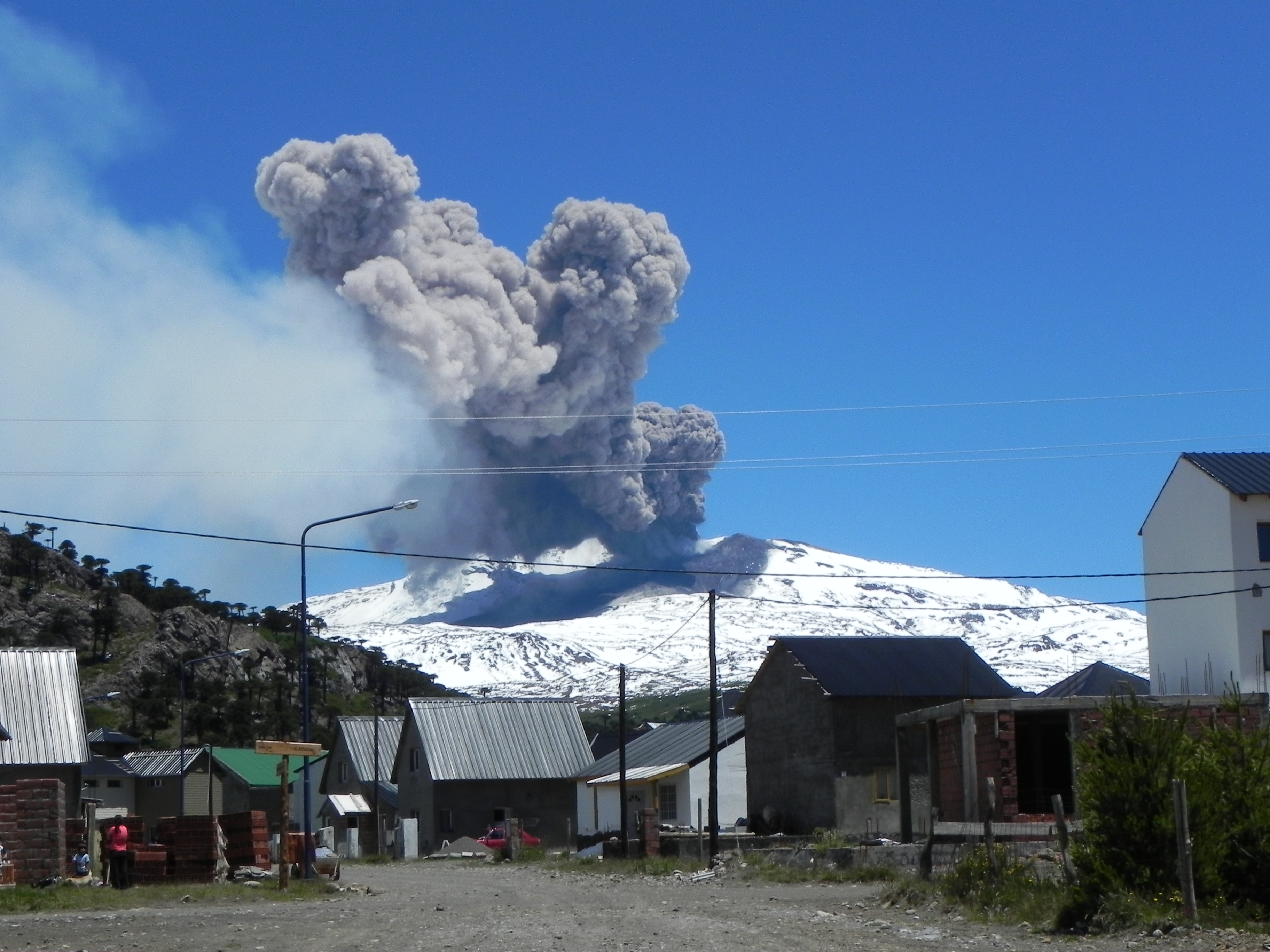 Volcán Copahue - Erupción 2012 