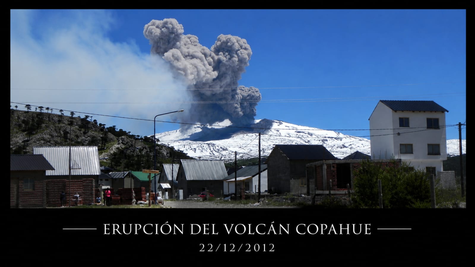 Volcán Copahue - Erupción 2012 