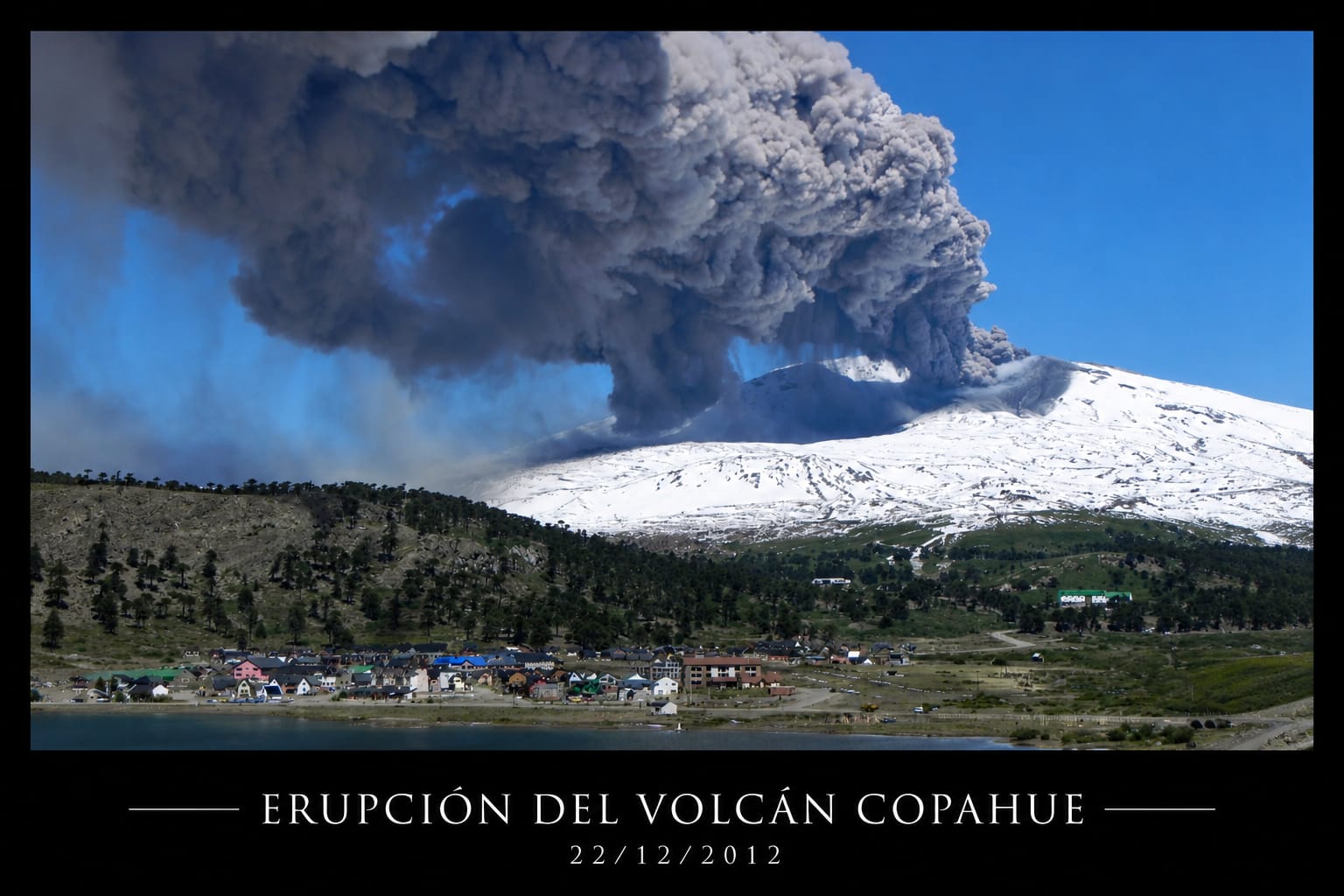 Volcán Copahue - Erupción 2012 