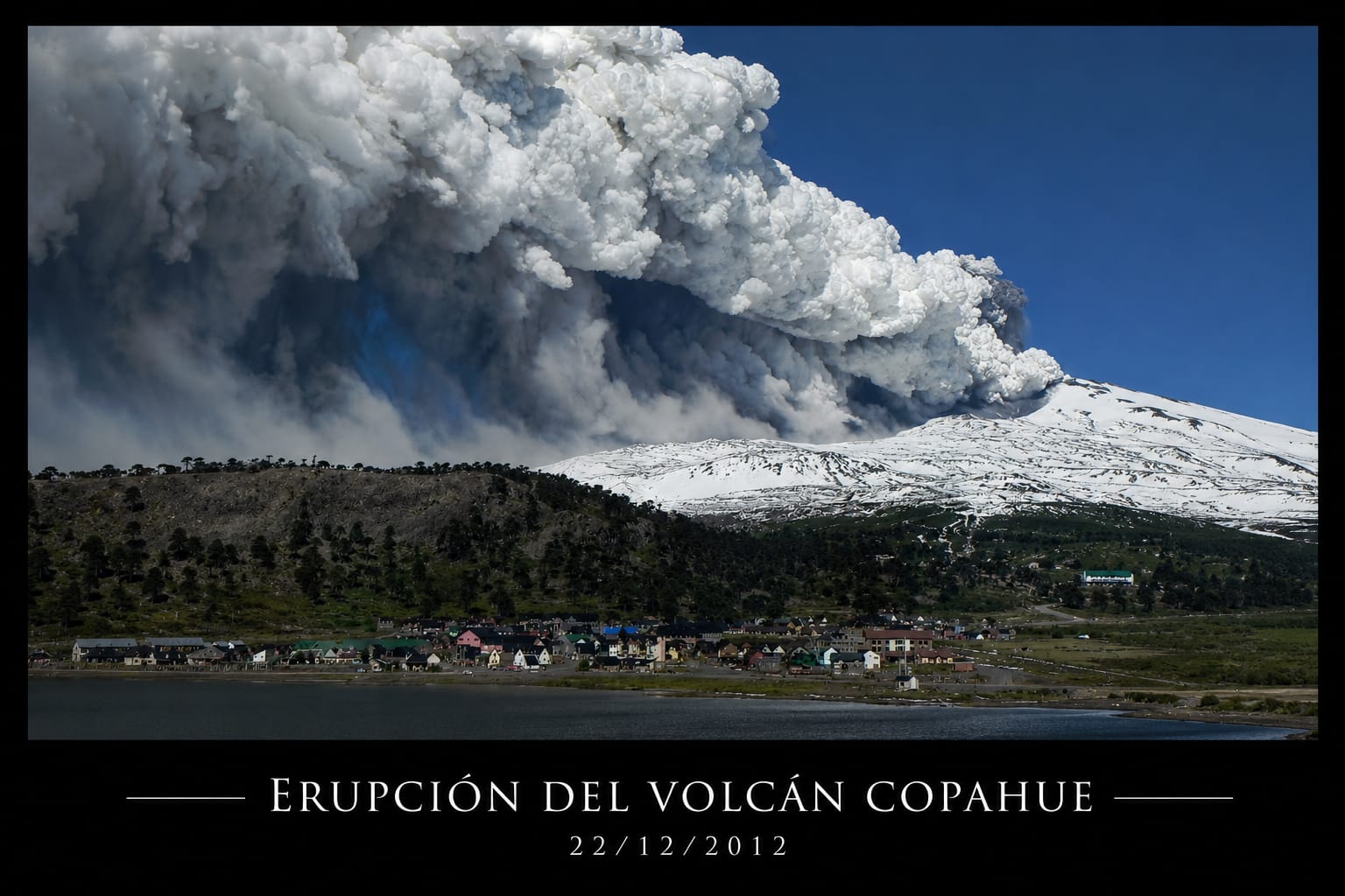 Volcán Copahue - Erupción 2012 